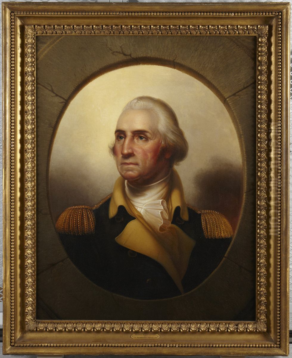 George Washington Oil Painting by Rembrandt Peale
