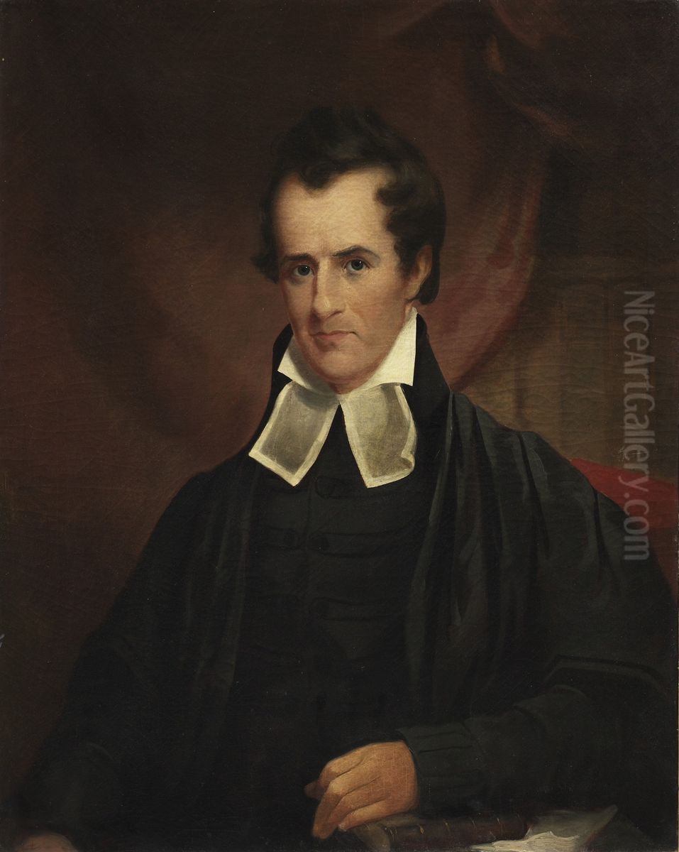 Philip Lindsley (1786-1855), Class of 1804, A.M. 1807, Acting President (1822-23) Oil Painting by George Dury