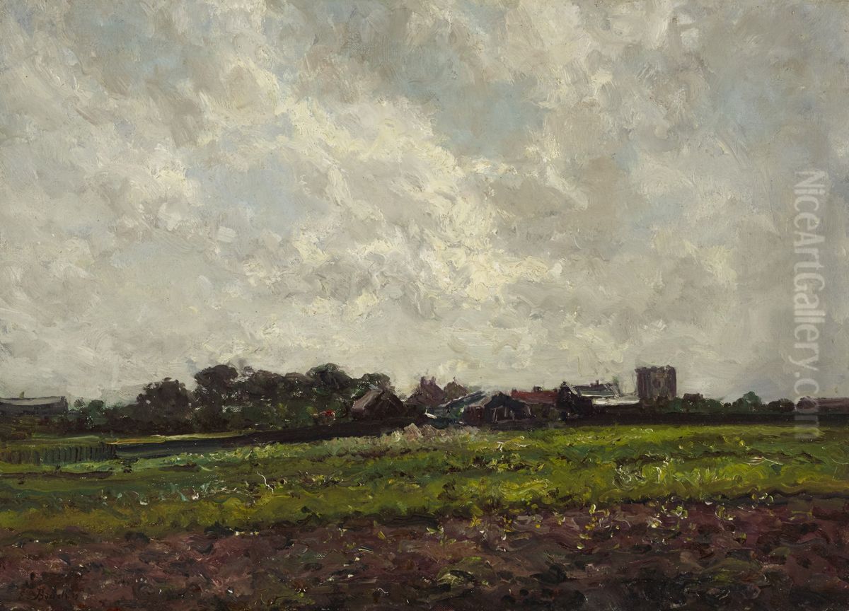 Study Oil Painting by Eugene Louis Boudin