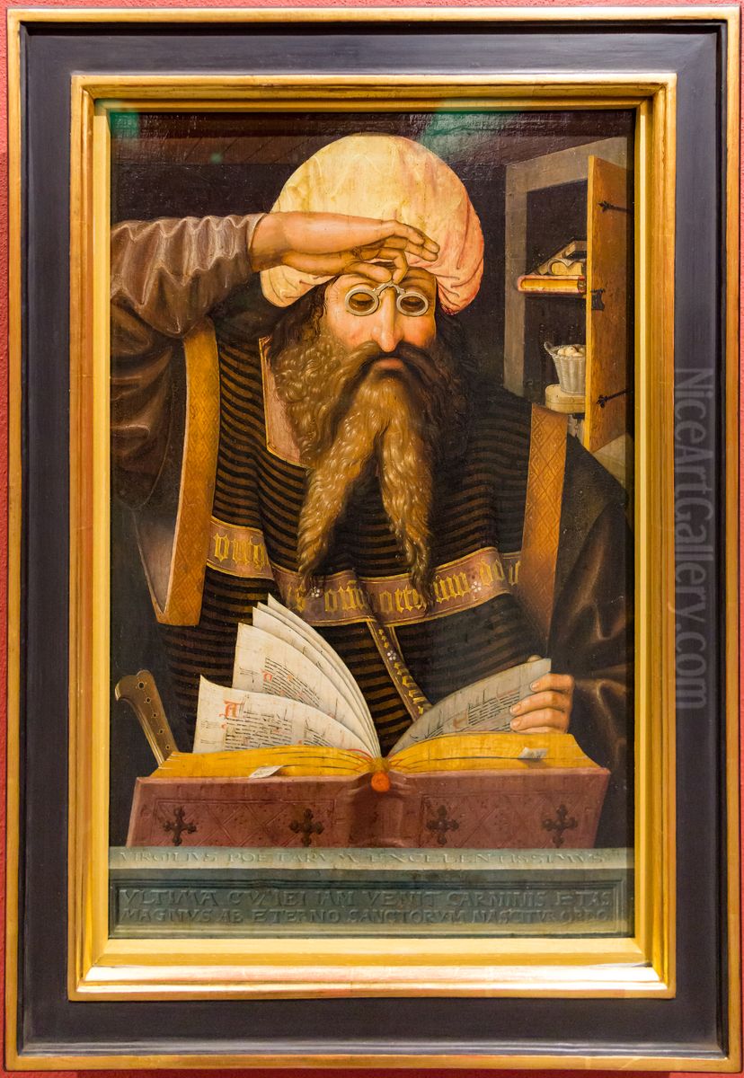 Der Dichter Vergil Oil Painting by Ludger Tom Ring the Elder