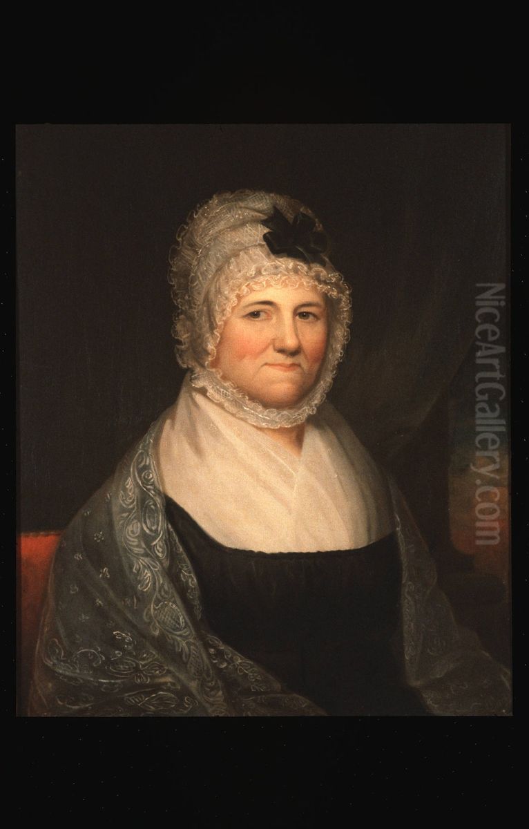 Susan Shippen Blair  (Mrs. Samuel Blair, Jr.) (1743-1821) Oil Painting by Bass Otis