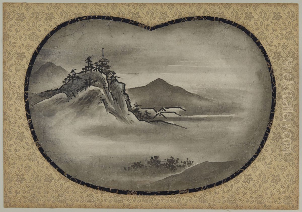 Landscape Oil Painting by Sesshu Toya