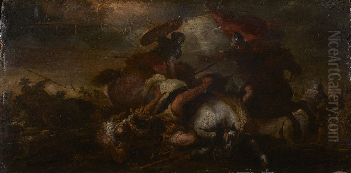 Conversion of Saint Paul Oil Painting by Jacques Courtois