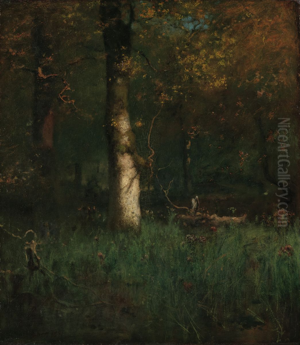 The Home of the Heron Oil Painting by George Inness