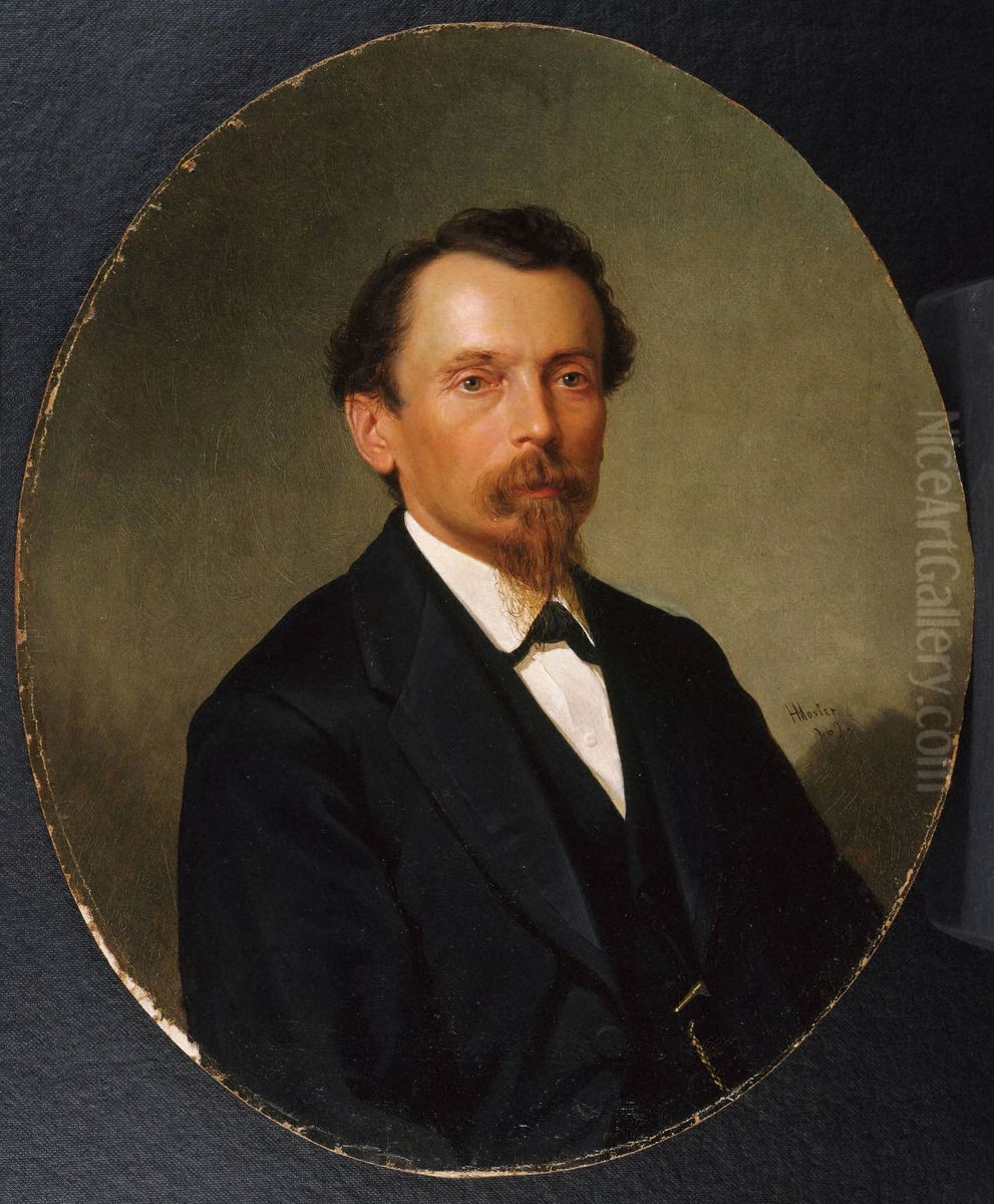 Carl Heinrich Spitzner Oil Painting by Henry Mosler