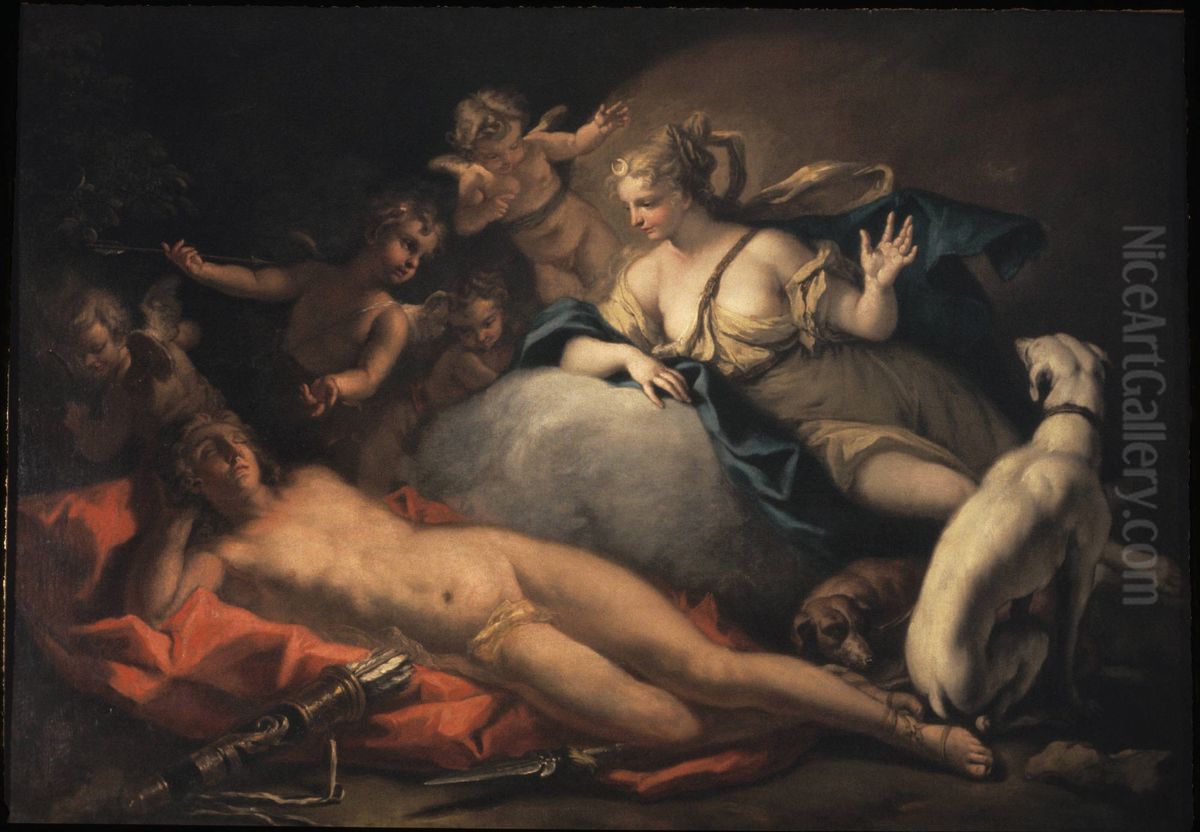 Diana and Endymion Oil Painting by Sebastiano Ricci