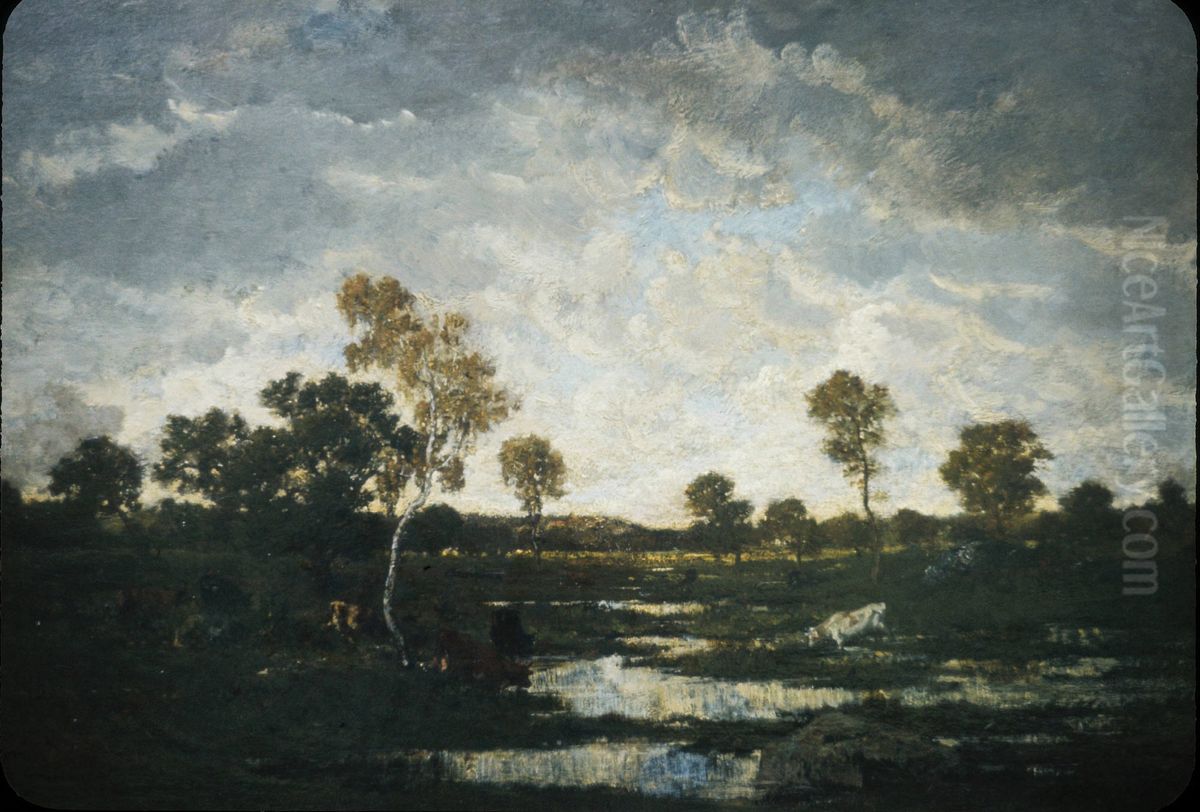 Plain of Chailly Oil Painting by Theodore Rousseau