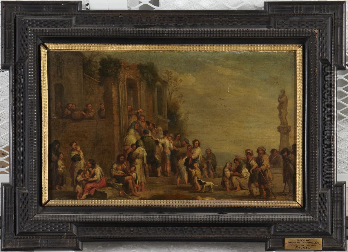 Italian Pauperism Oil Painting by Cornelis de Wael