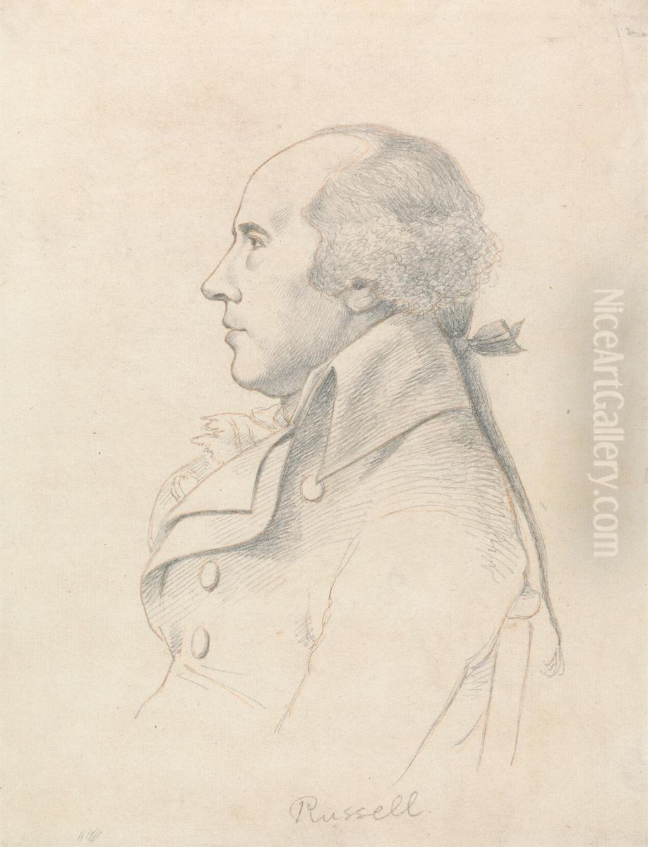 John Russell Oil Painting by William Daniell RA