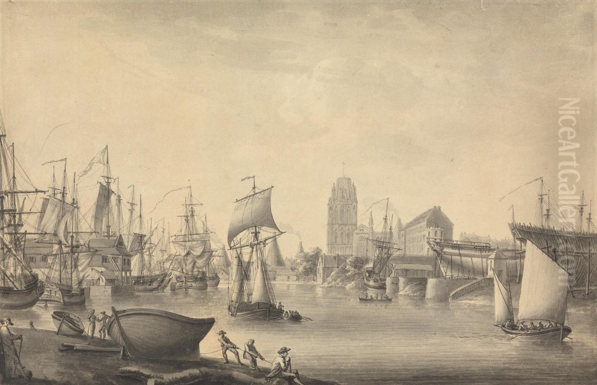 Bristol Oil Painting by Nicholas Pocock