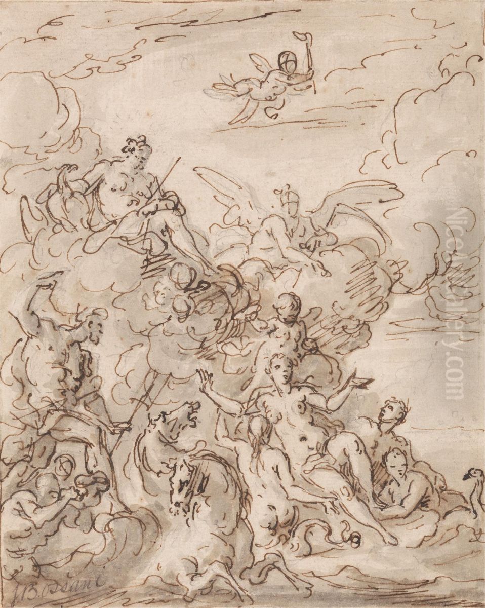 The Birth of Venus Oil Painting by James Thornhill