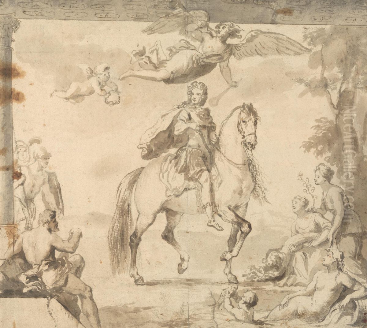 Preparatory Study for the decoration 
