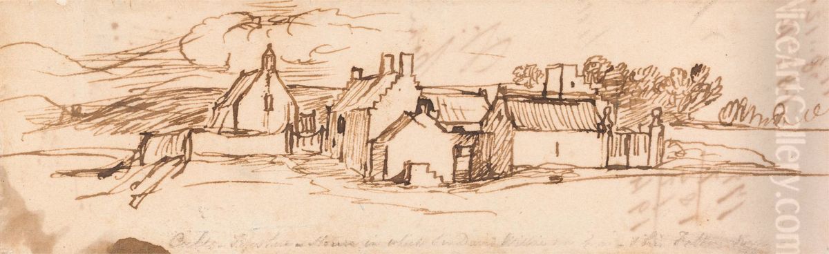 The Artist's Old Home Oil Painting by David Wilkie