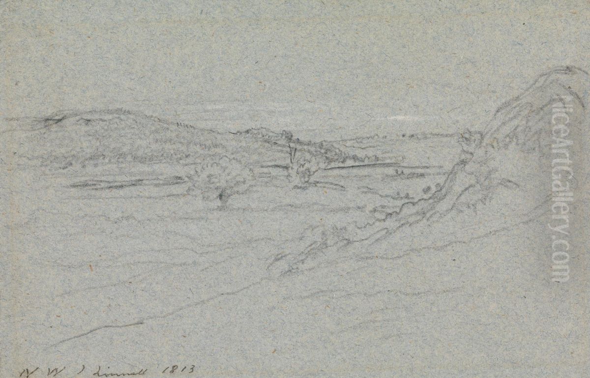 North Wales Oil Painting by John Linnell