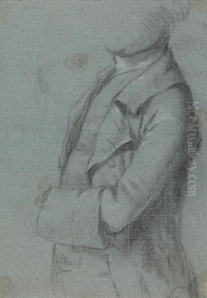 Costume Study for a Portrait of a Man Oil Painting by Allan Ramsay