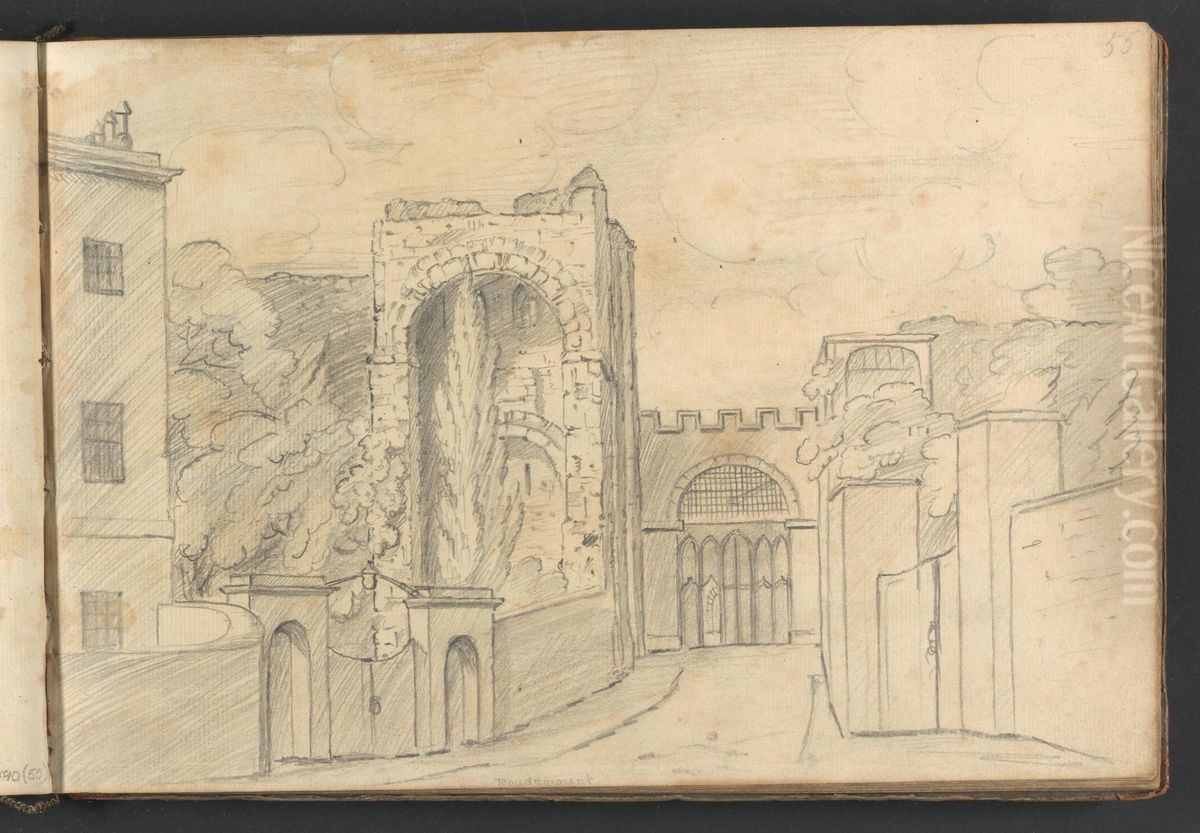 Rougemont Oil Painting by William Brockedon