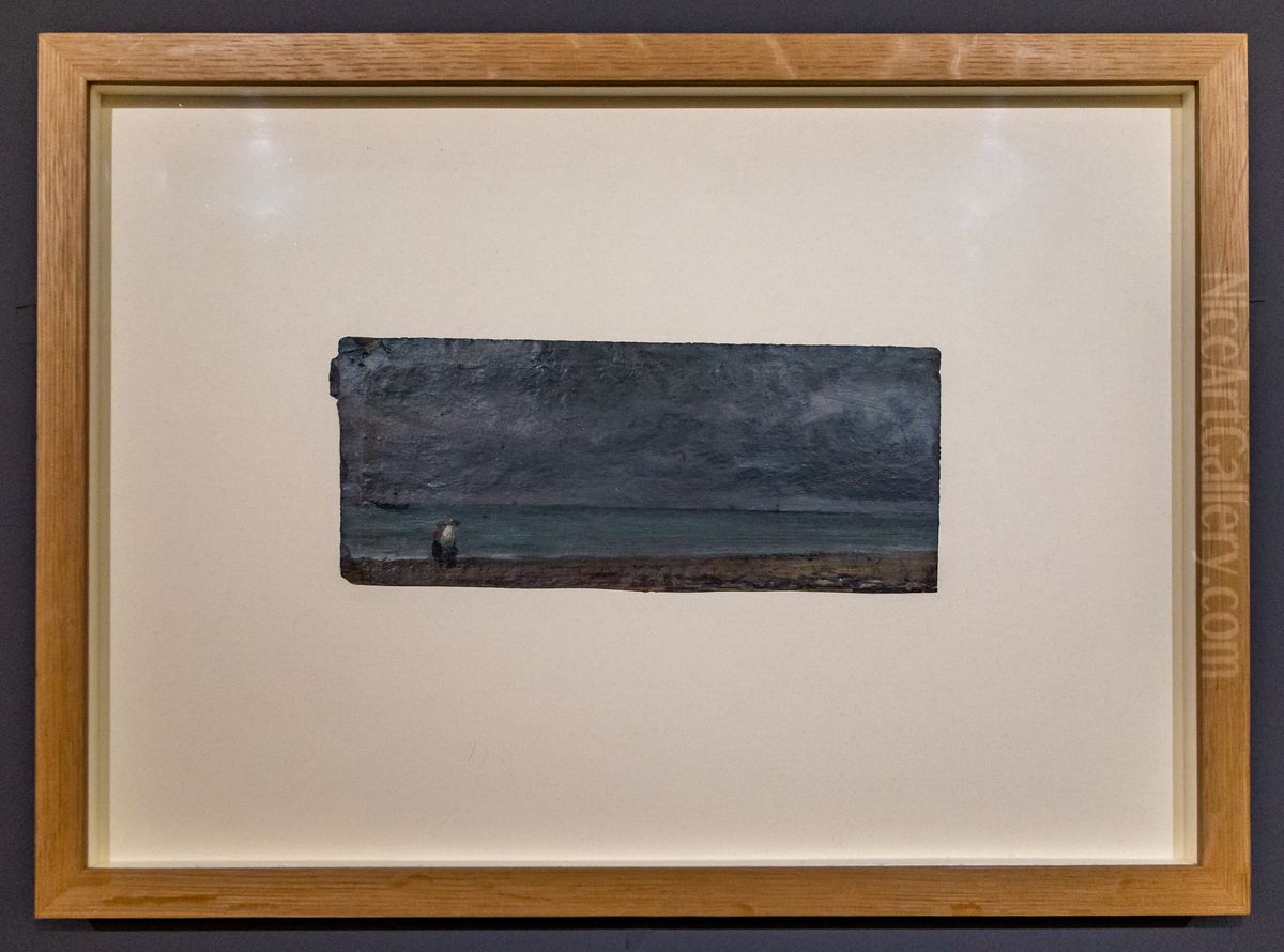 Brighton Beach Oil Painting by John Constable