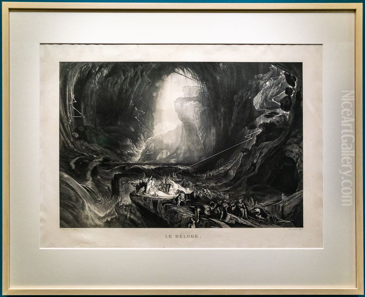 The Deluge Oil Painting by John Martin