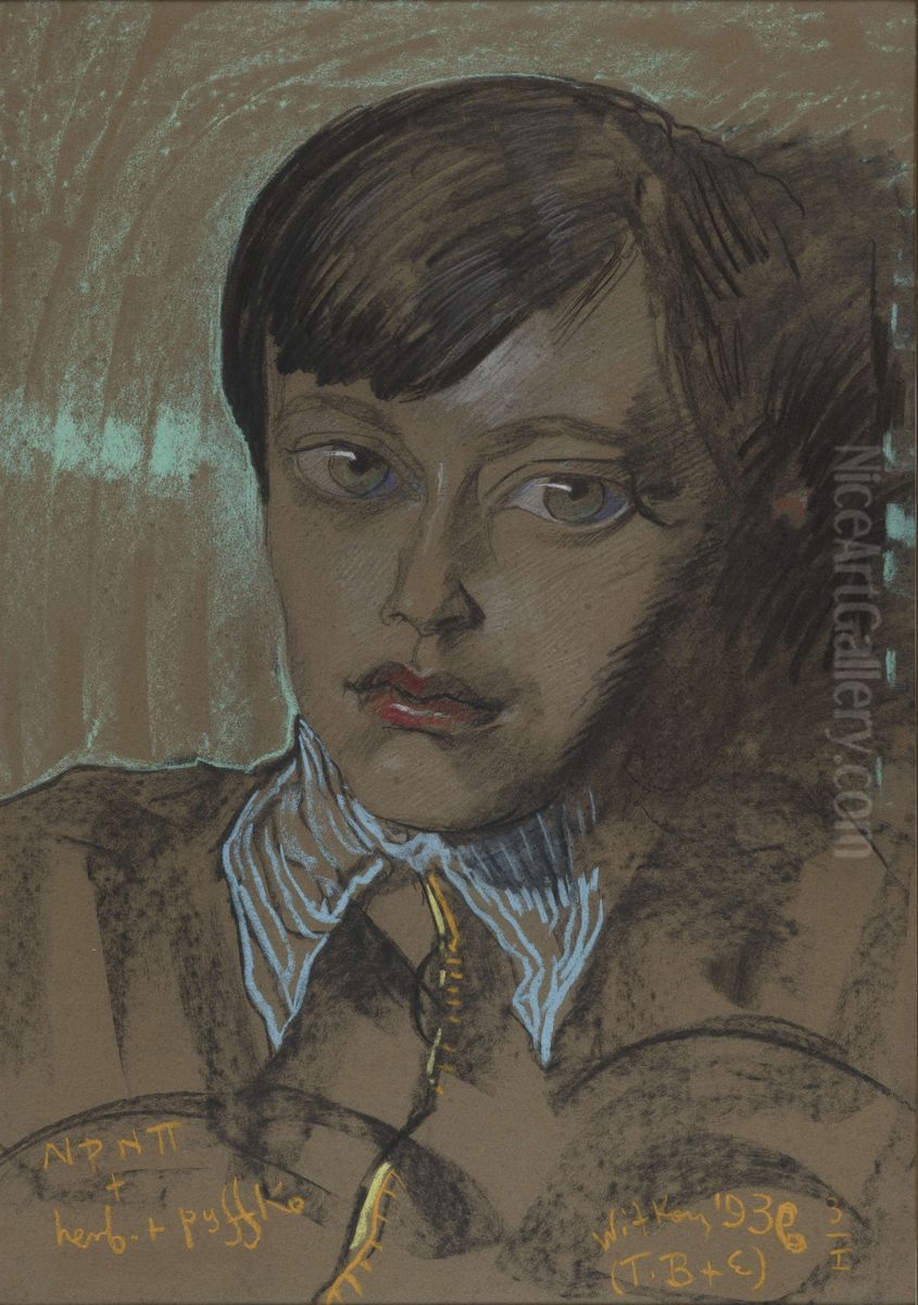 Portret Romana Ducha Oil Painting by Stanislaw Ignacy Witkiewicz (Witkacy)