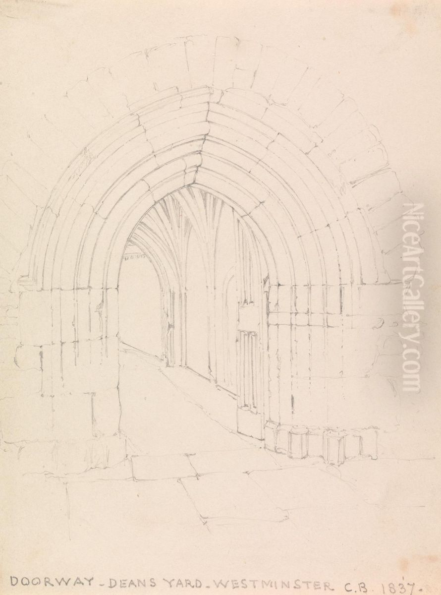 Doorway, Dean's Yard, Westminster Oil Painting by Charles Barry