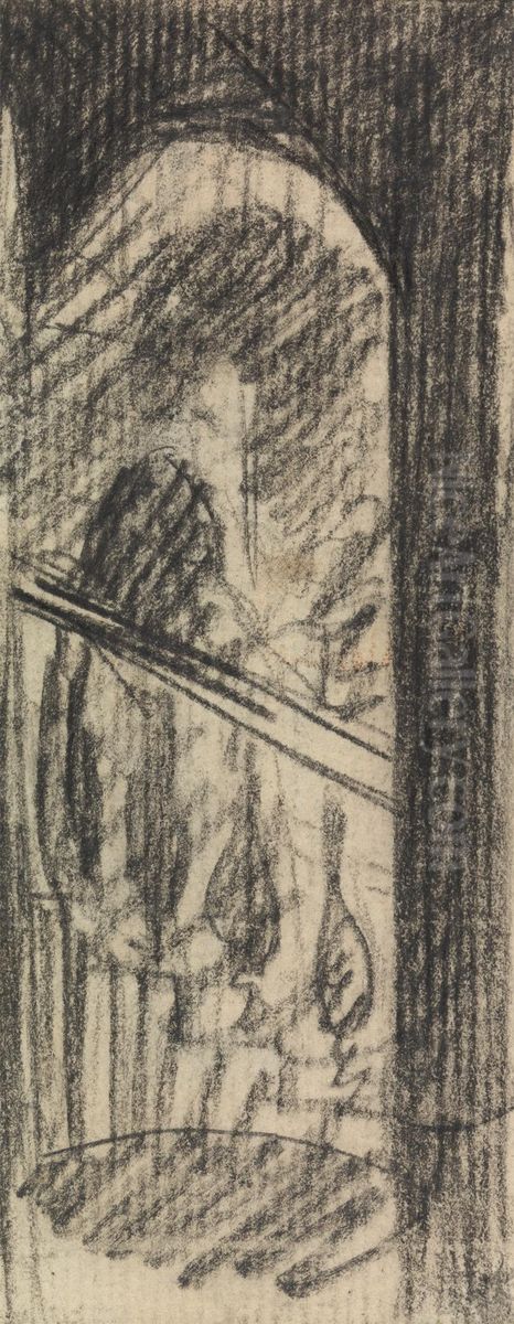 The Murder of Duncan - Lady Macbeth, Approaching Macbeth and the Body Oil Painting by Benjamin Haydon