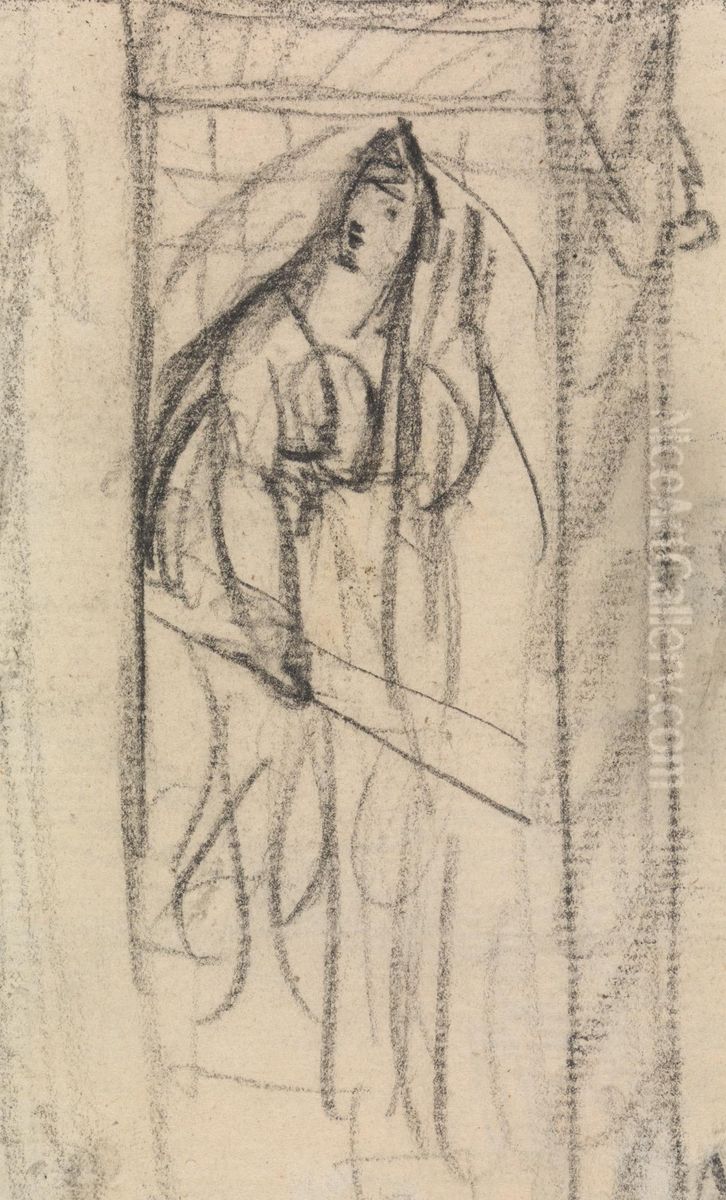 The Murder of Duncan - Lady Macbeth, Approaching Macbeth and the Body Oil Painting by Benjamin Haydon