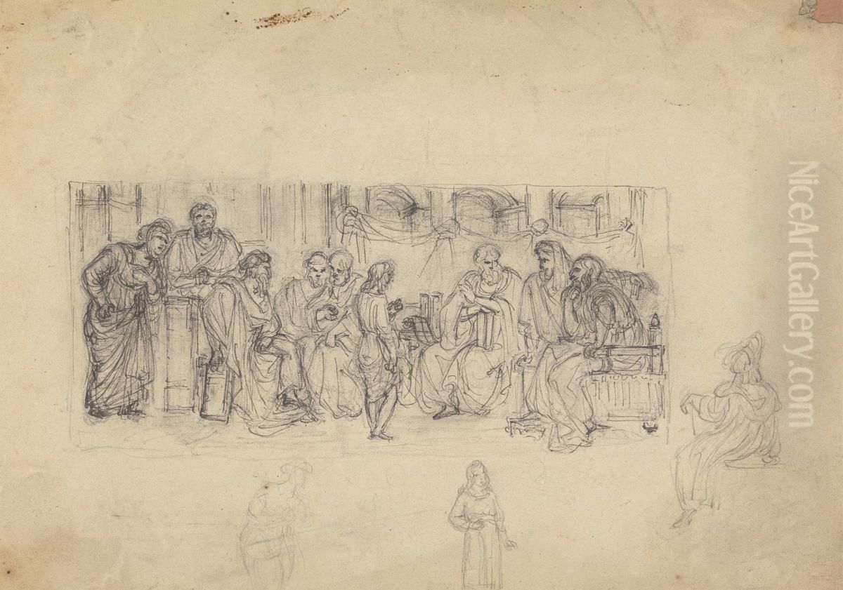 Scene from Shakespeare's, Romeo and Juliet Oil Painting by Robert Smirke