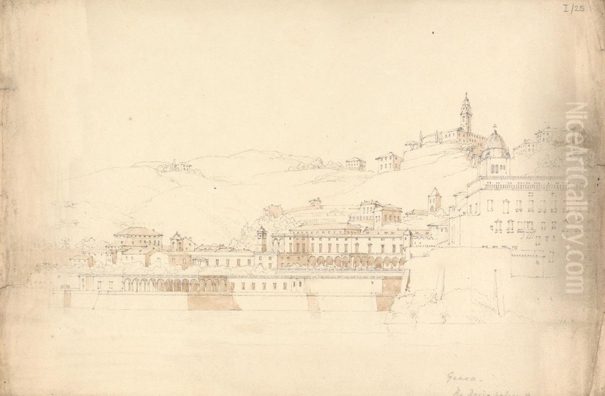 Palazzi dei Rolli, Genoa Oil Painting by Robert Smirke