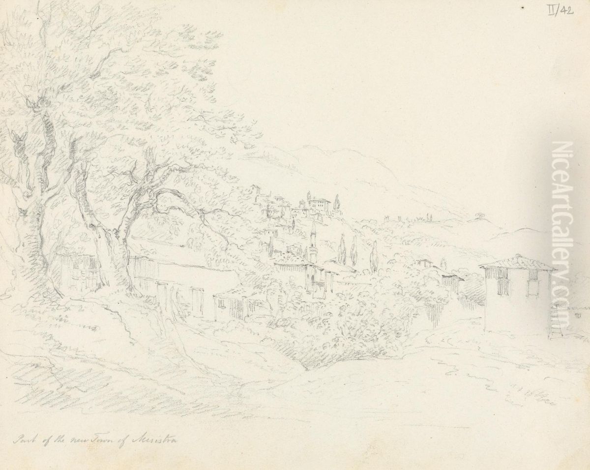 Part of the New Town of Misistra Oil Painting by Robert Smirke