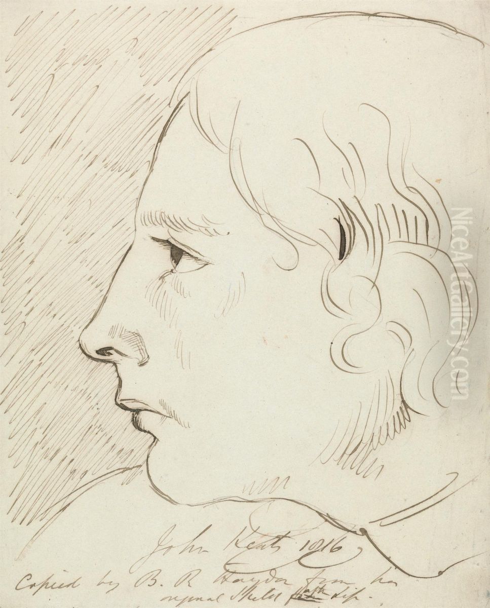 John Keats Oil Painting by Benjamin Haydon