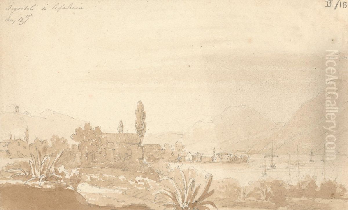 Argostoli in Kefalonia, Greece Oil Painting by Robert Smirke