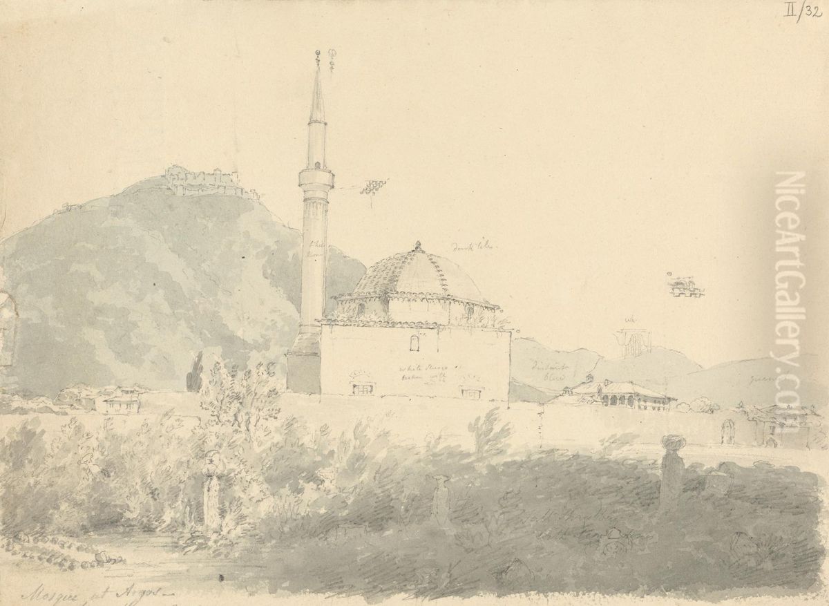 Mosque at Argos Oil Painting by Robert Smirke