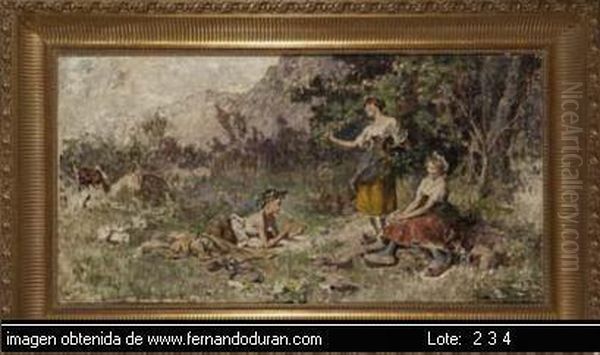 Untitled Oil Painting by Maximo Juderias Caballero