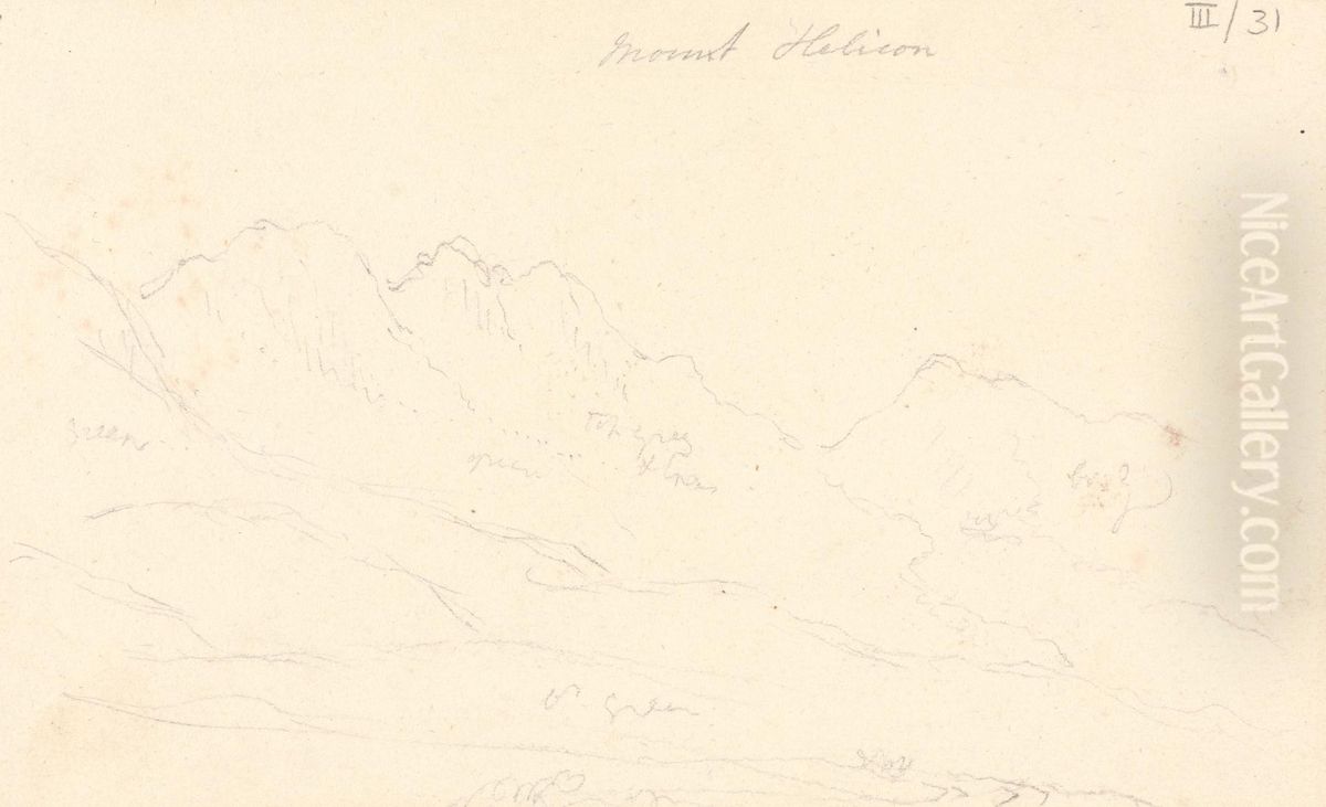 Mount Helicon Oil Painting by Robert Smirke