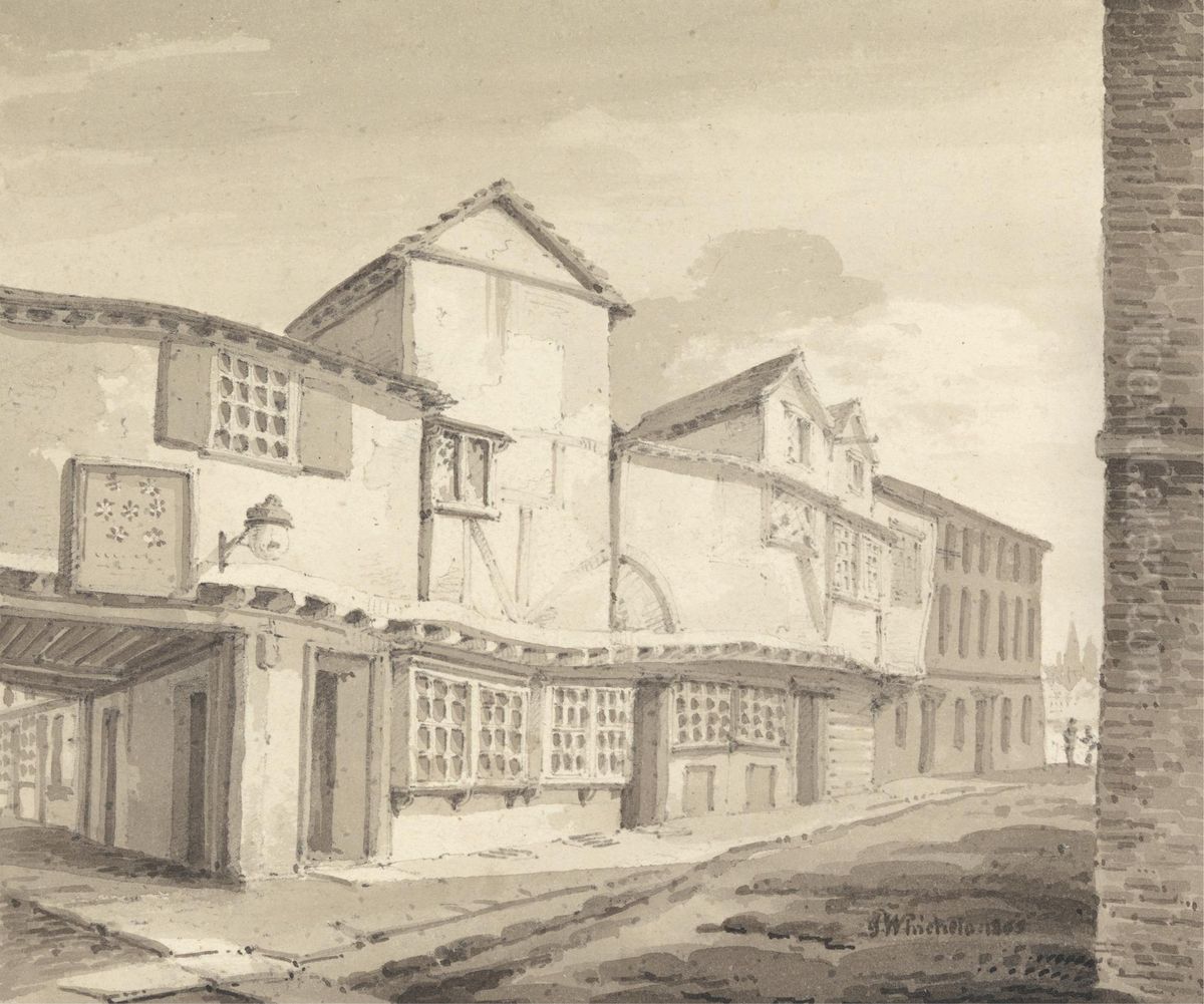 Part of the Monastery of St. Saviours, Southwark Oil Painting by John Whichelo