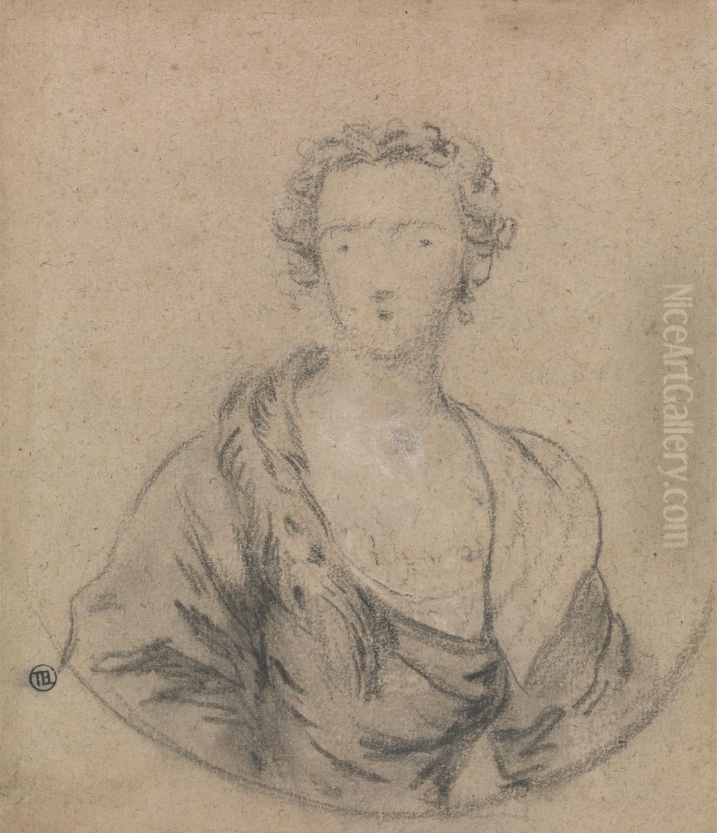 Study for a Portrait of a Woman Oil Painting by Allan Ramsay