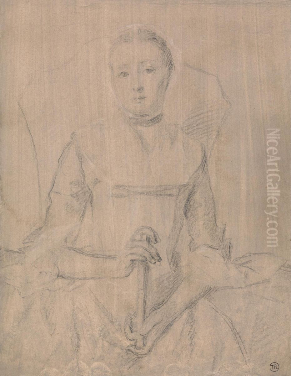 Margaret Ramsay, the Artist's Second Wife (Died 1782) Oil Painting by Allan Ramsay