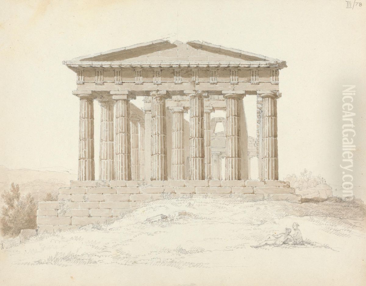 Temple of Concordia Oil Painting by Robert Smirke