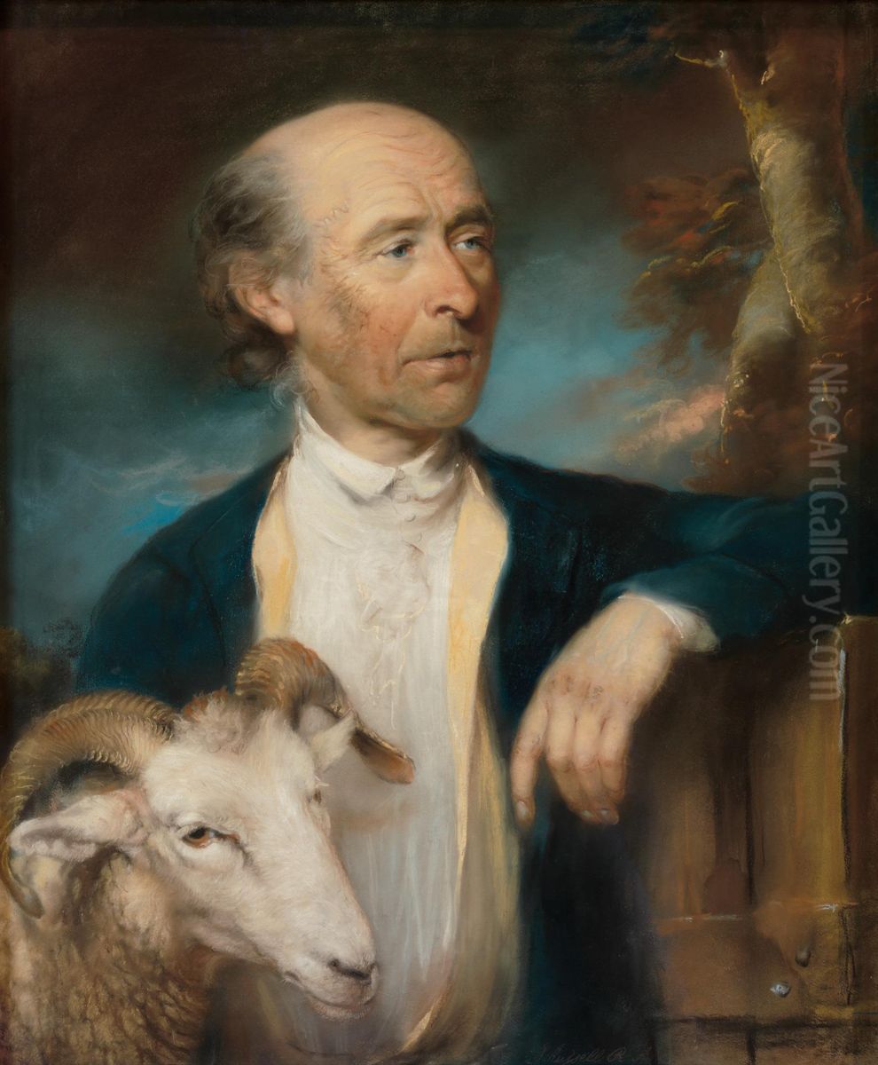 John Collins of Devizes Oil Painting by John Russell