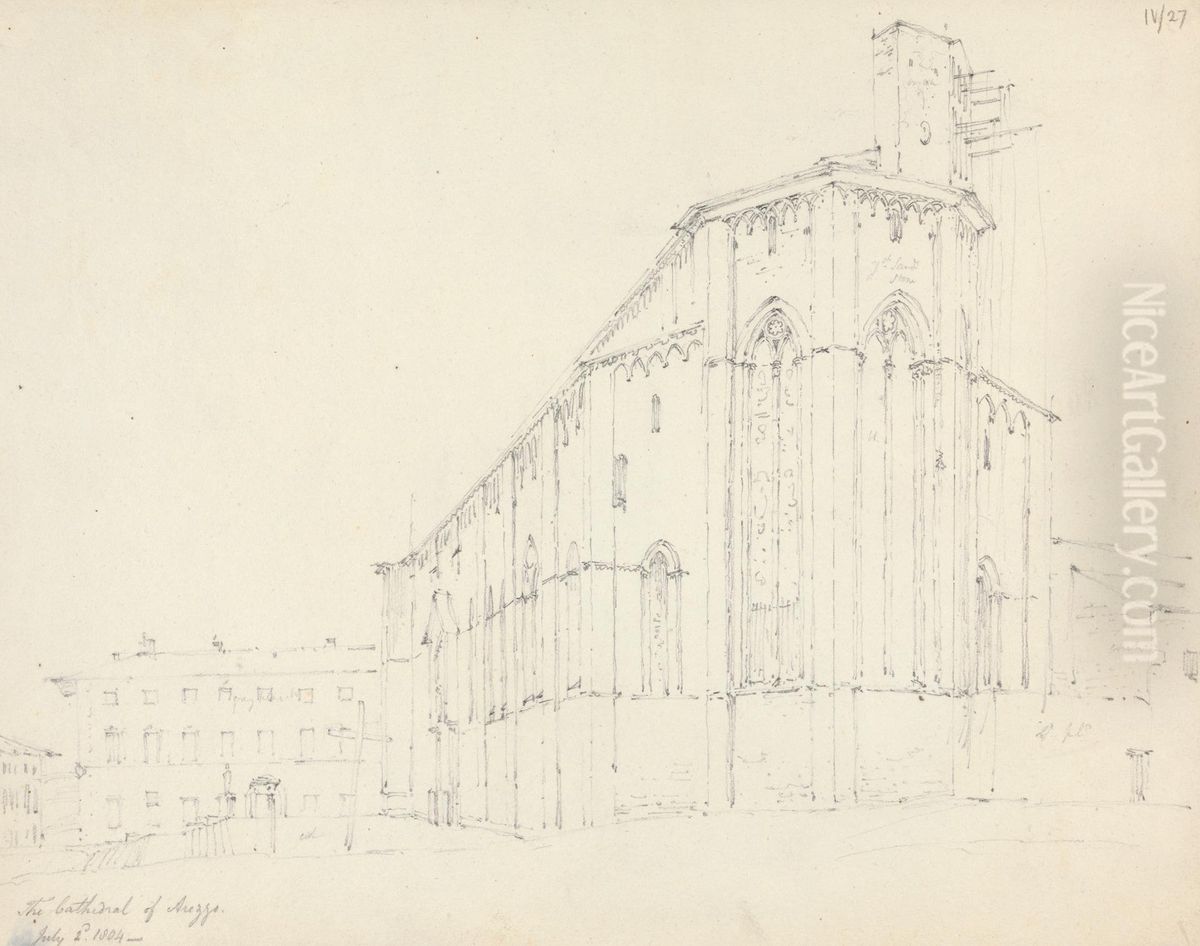 The Cathedral of Arezzo Oil Painting by Robert Smirke