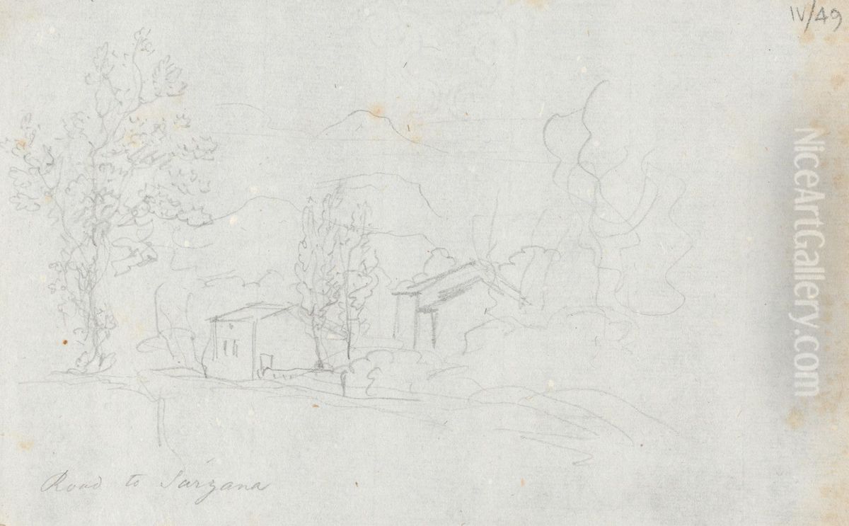 Road to Sarzana Oil Painting by Robert Smirke