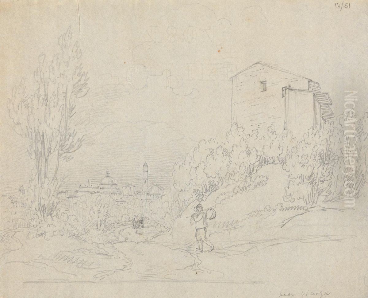 Near Vicenza Oil Painting by Robert Smirke