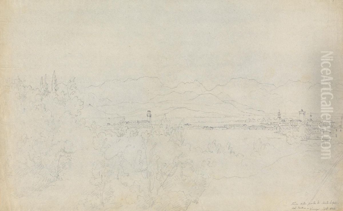 From della Porta di Santa Lupia - del Portico, Vicenza Oil Painting by Robert Smirke