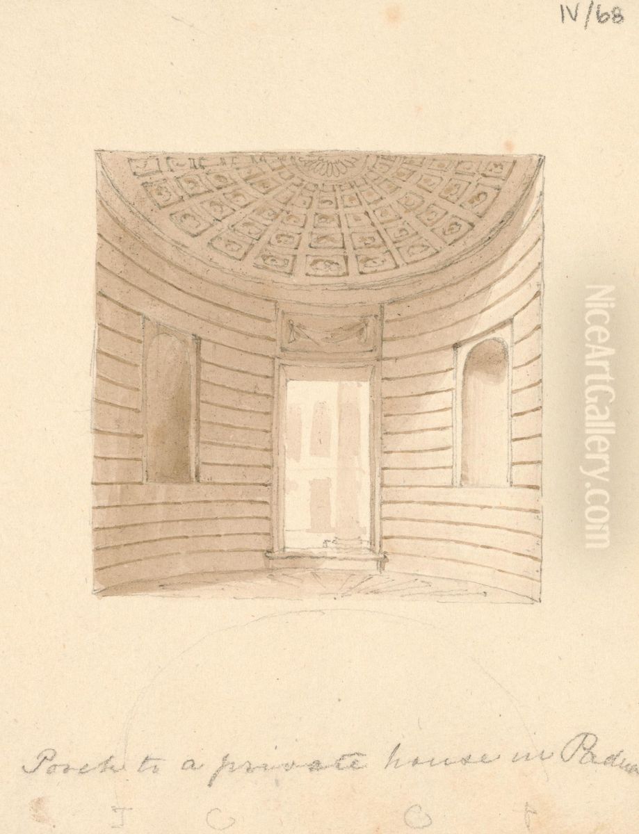 Porch to a Private House in Padua Oil Painting by Robert Smirke