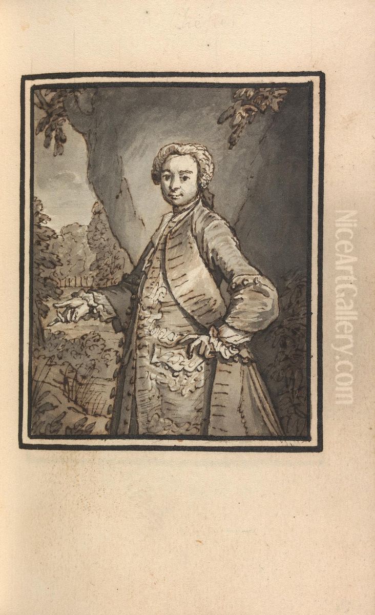 Album Drawing Oil Painting by Thomas Bardwell