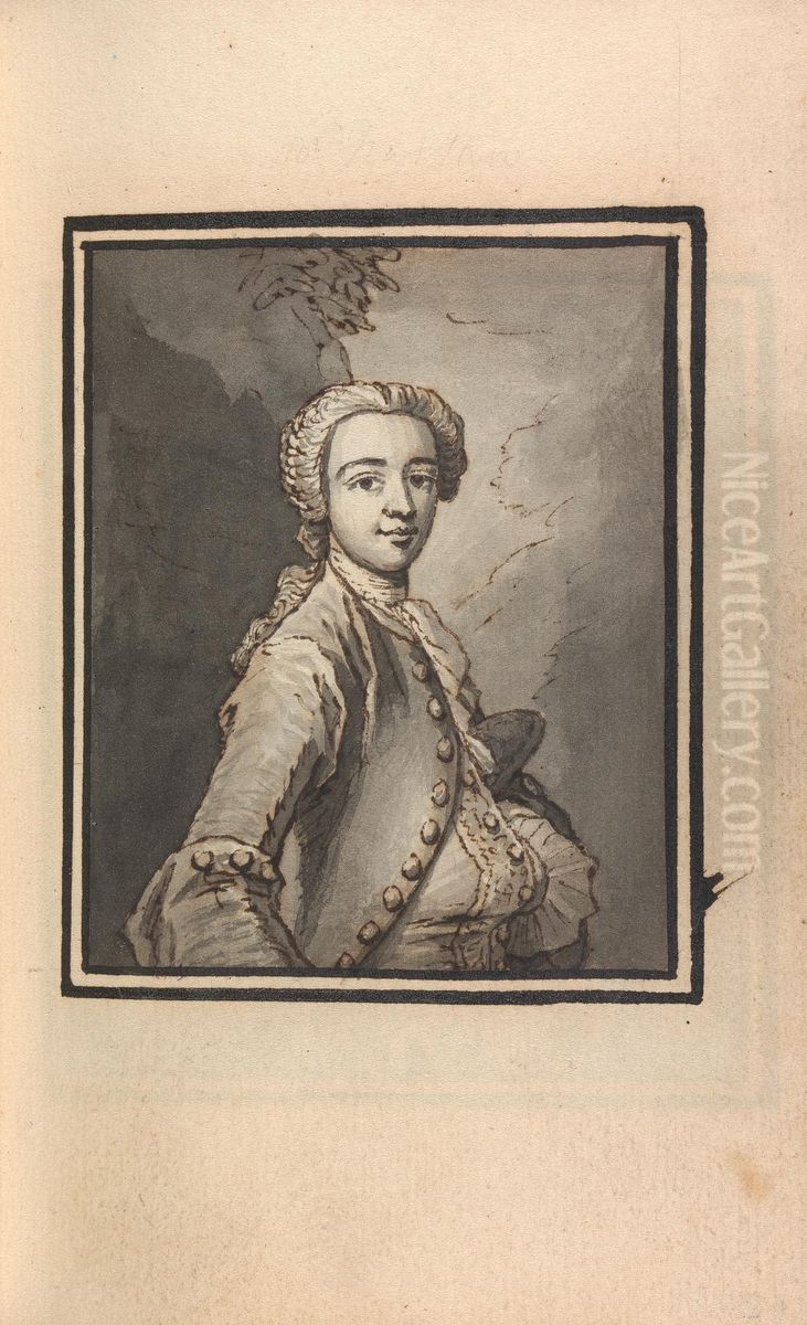 Album Drawing Oil Painting by Thomas Bardwell