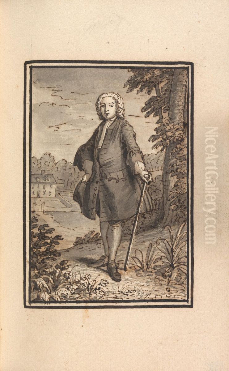 Album Drawing Oil Painting by Thomas Bardwell