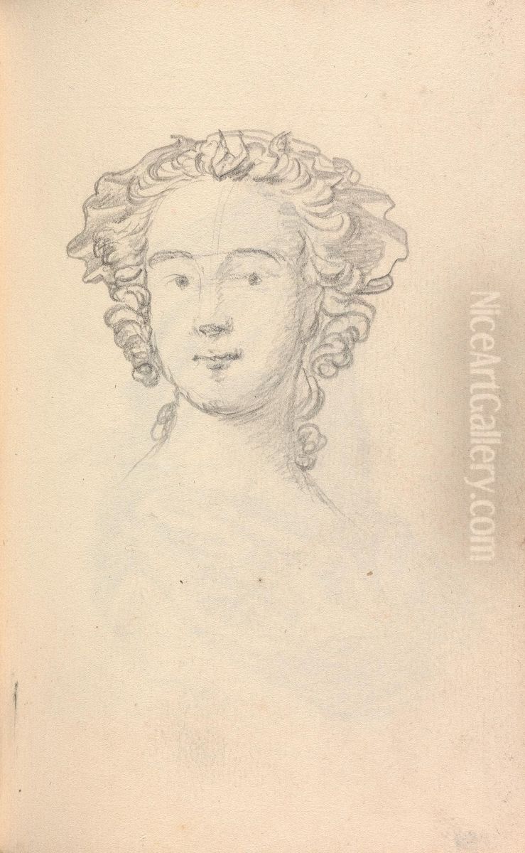 Album Drawing Oil Painting by Thomas Bardwell