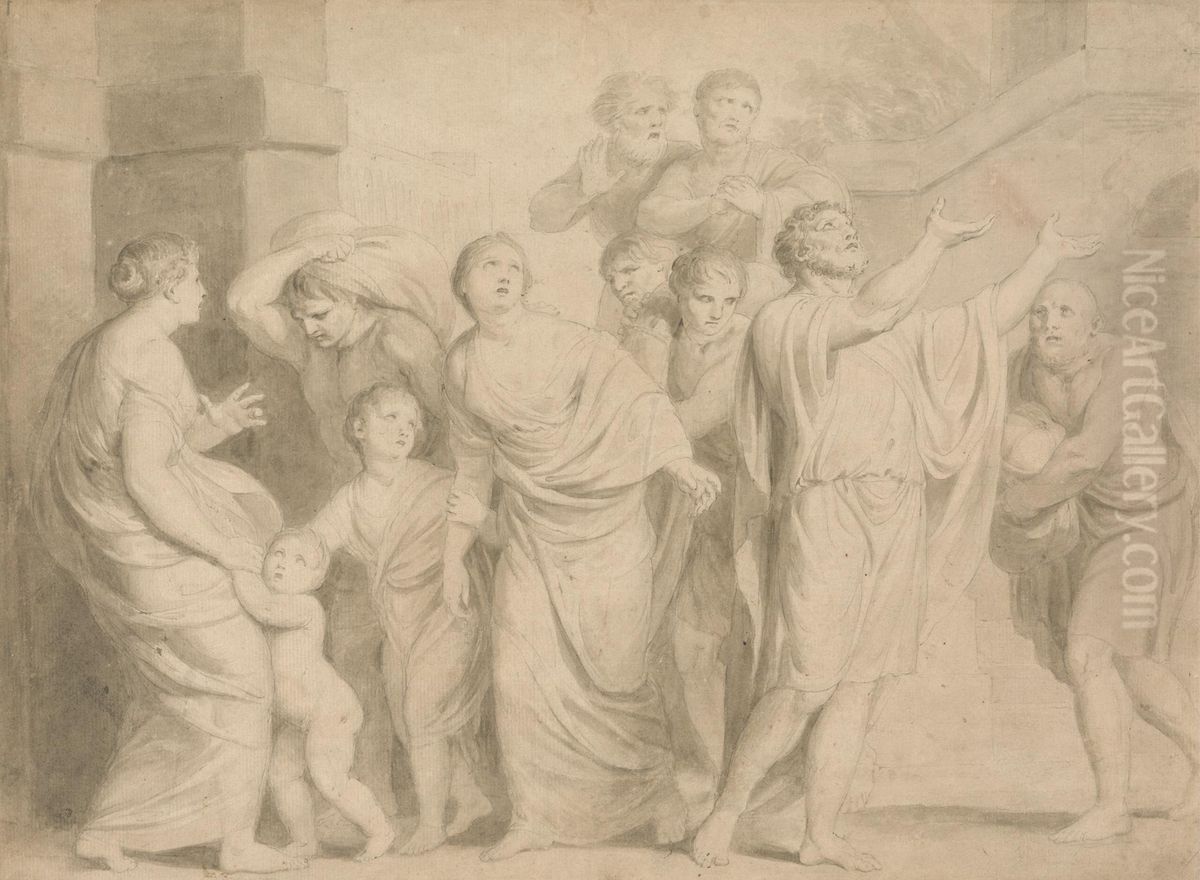 Classical Composition Oil Painting by Gavin Hamilton