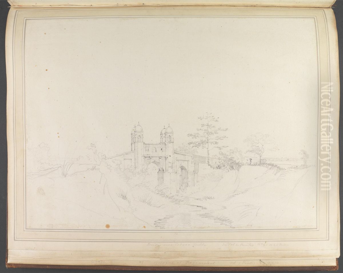 A View of the Bridge over Oodooanulla Oil Painting by William Hodges